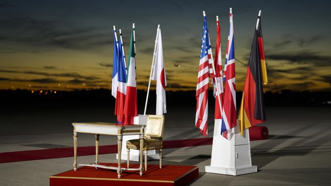 Флаги стран — участниц G7