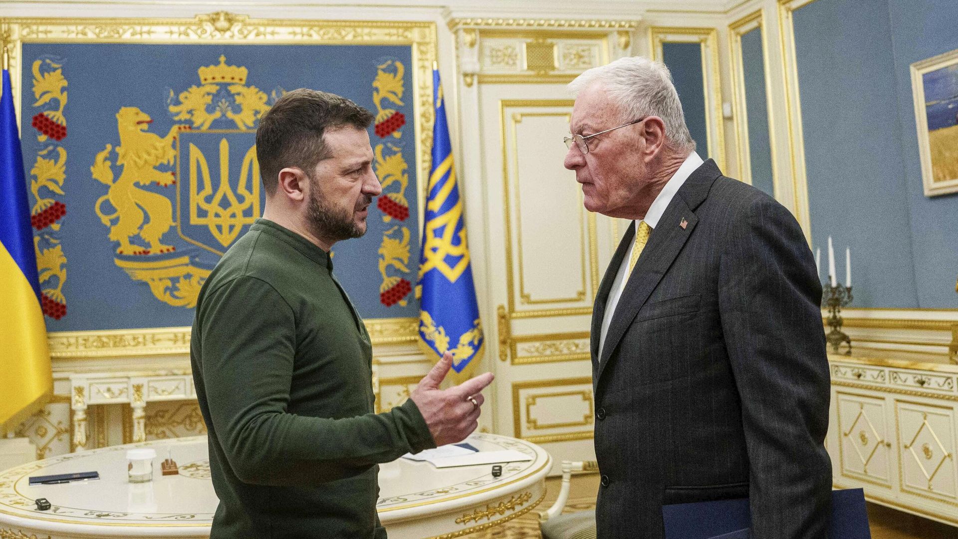 Кит Келлог и Владимир Зеленский во время встречи в Киеве Кит Келлог и Владимир Зеленский во время встречи в Киеве - РИА Новости, 1920, 21.02.2025