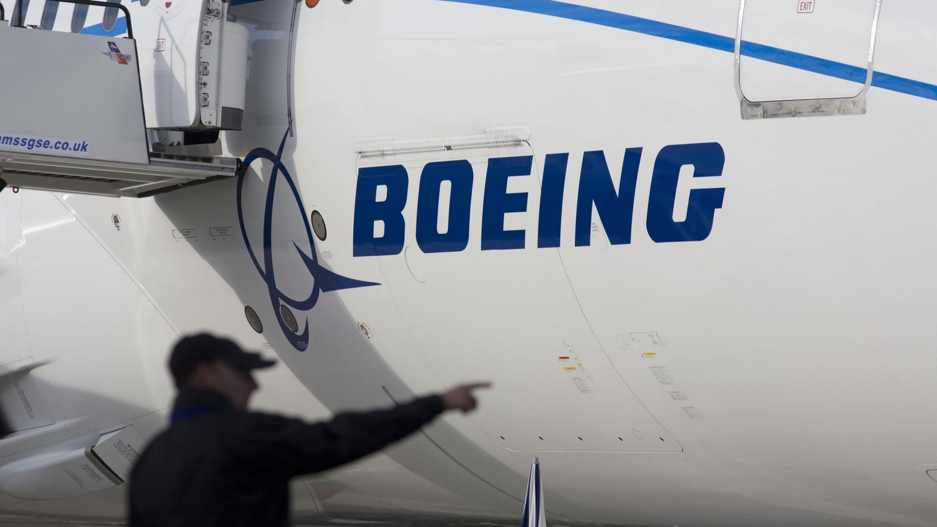Логотип Boeing на борту самолета Логотип Boeing на борту самолета - РИА Новости, 1920, 16.04.2025