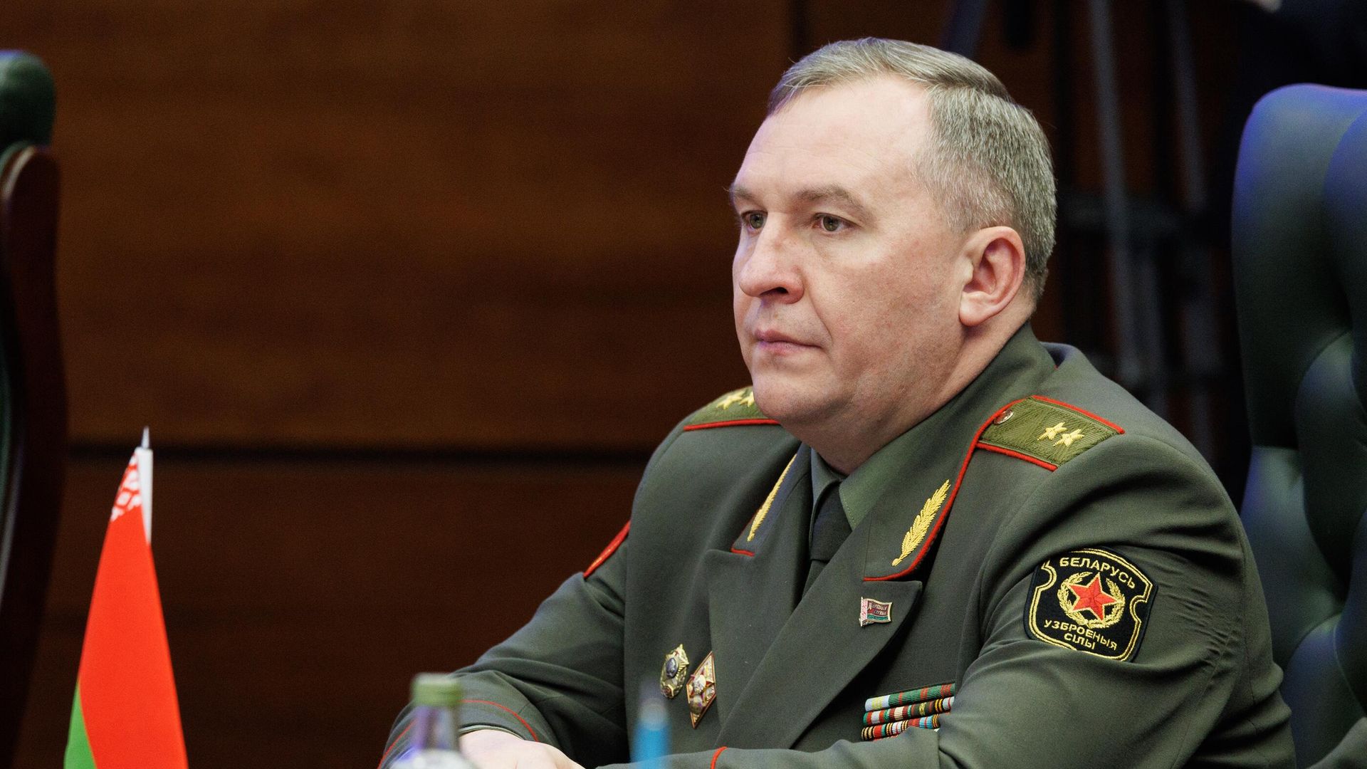 Министр обороны Белоруссии Виктор Хренин Министр обороны Белоруссии Виктор Хренин - РИА Новости, 1920, 21.02.2025