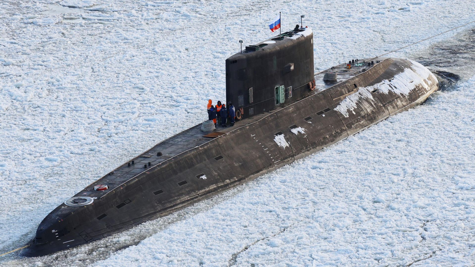 Дизель-электрическая подводная лодка Якутск Дизель-электрическая подводная лодка Якутск - РИА Новости, 1920, 12.04.2025