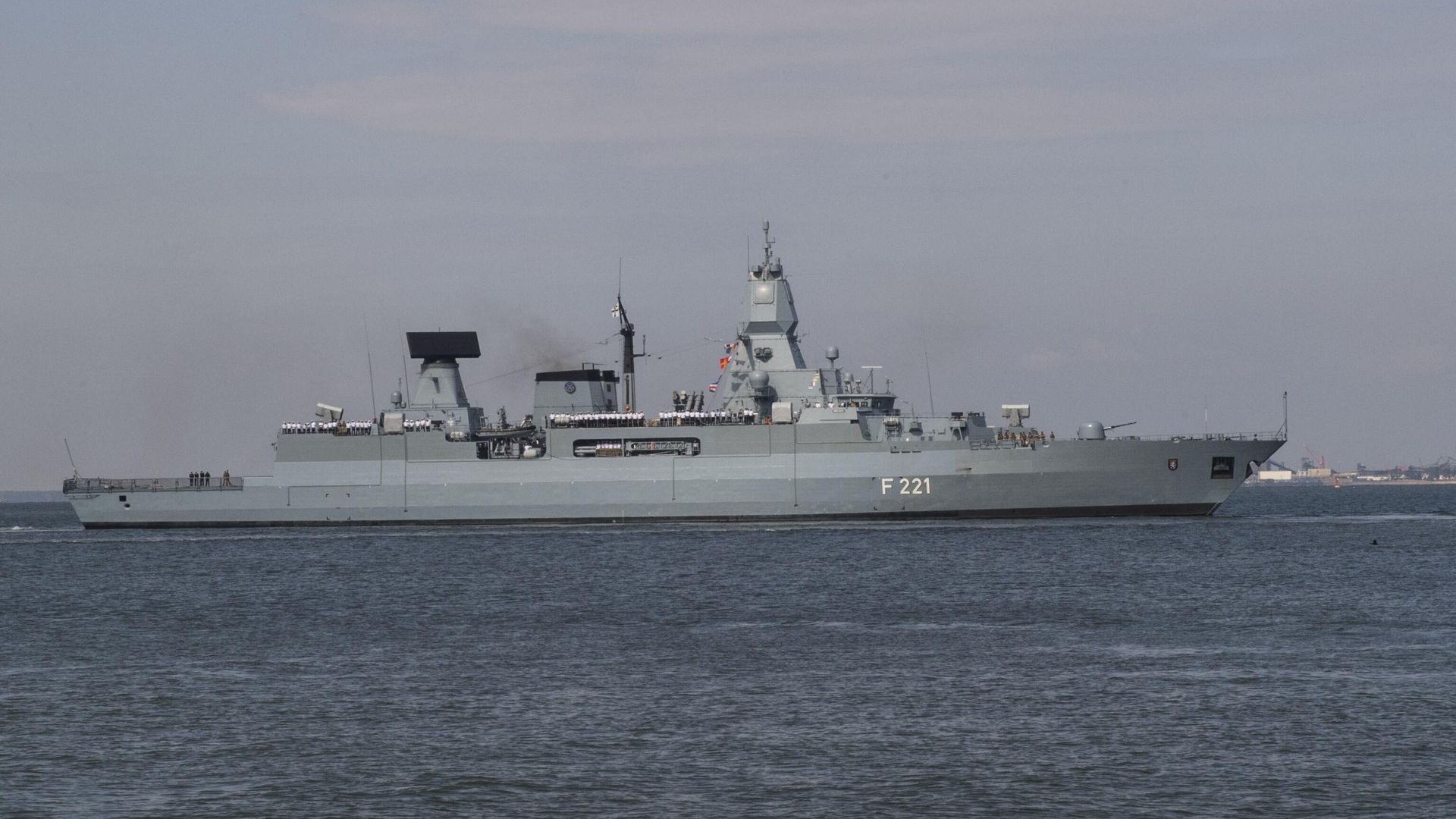 Фрегат военно-морских сил Германии Гессен - РИА Новости, 1920, 22.02.2025
