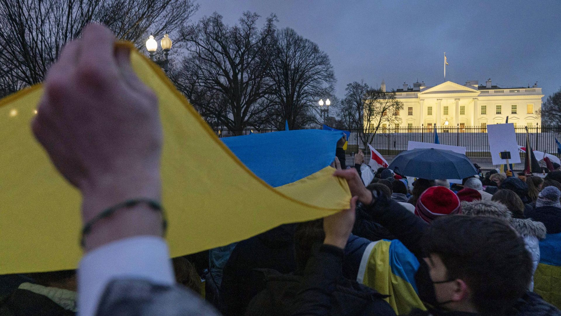 Акция протеста у Белого дома в Вашингтоне Акция протеста у Белого дома в Вашингтоне - РИА Новости, 1920, 18.03.2025