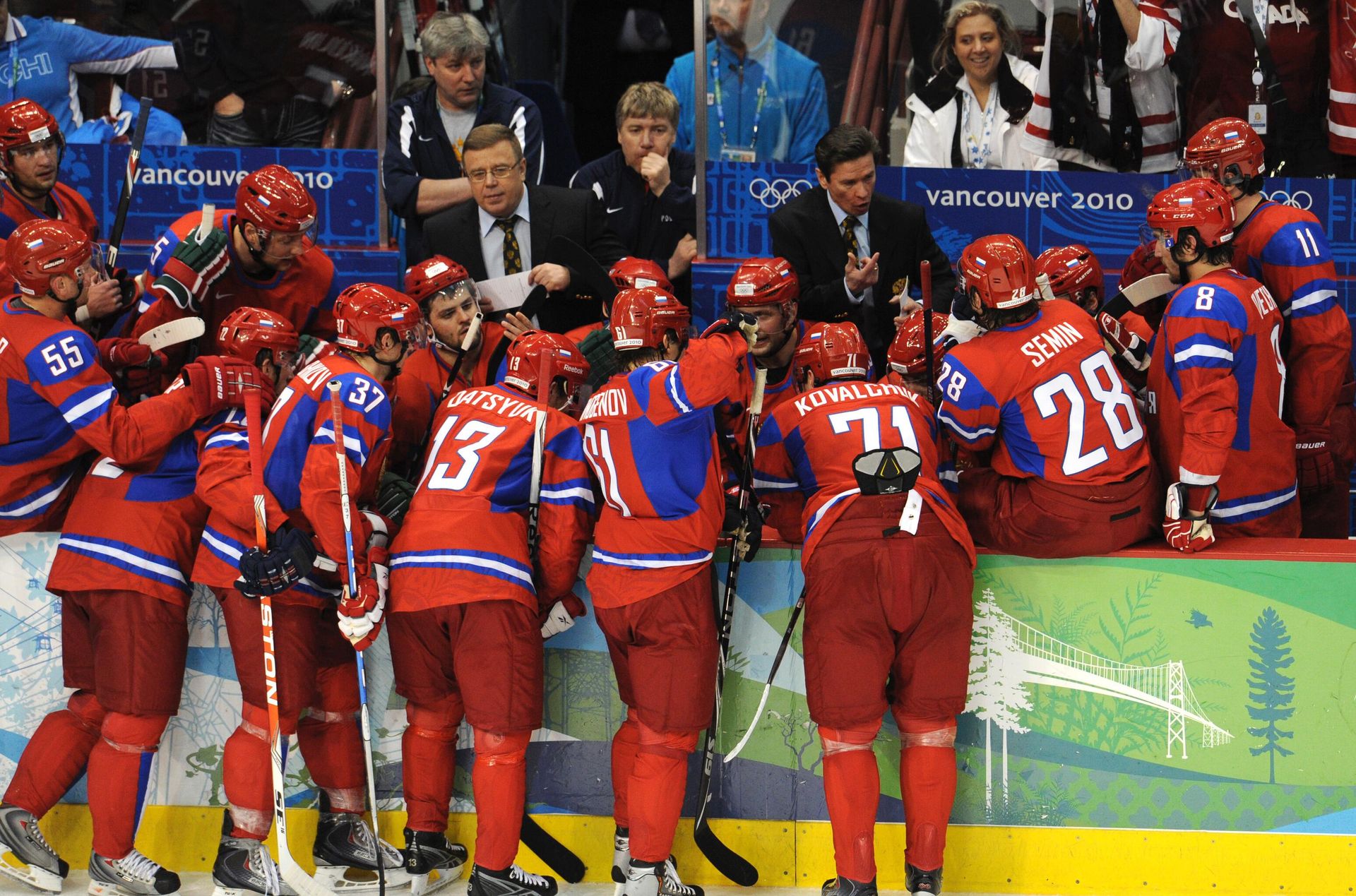 Сборная России в матче с Канадой на Олимпиаде-2010 - РИА Новости, 1920, 24.02.2025