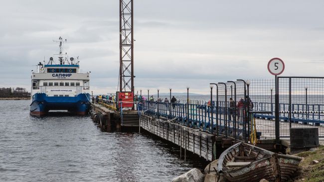 Морской катамаран для перевозки туристов, паломников и жителей Соловецких островов Морской катамаран для перевозки туристов, паломников и жителей Соловецких островов