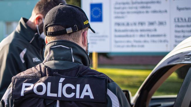 Сотрудники полиции в Словакии