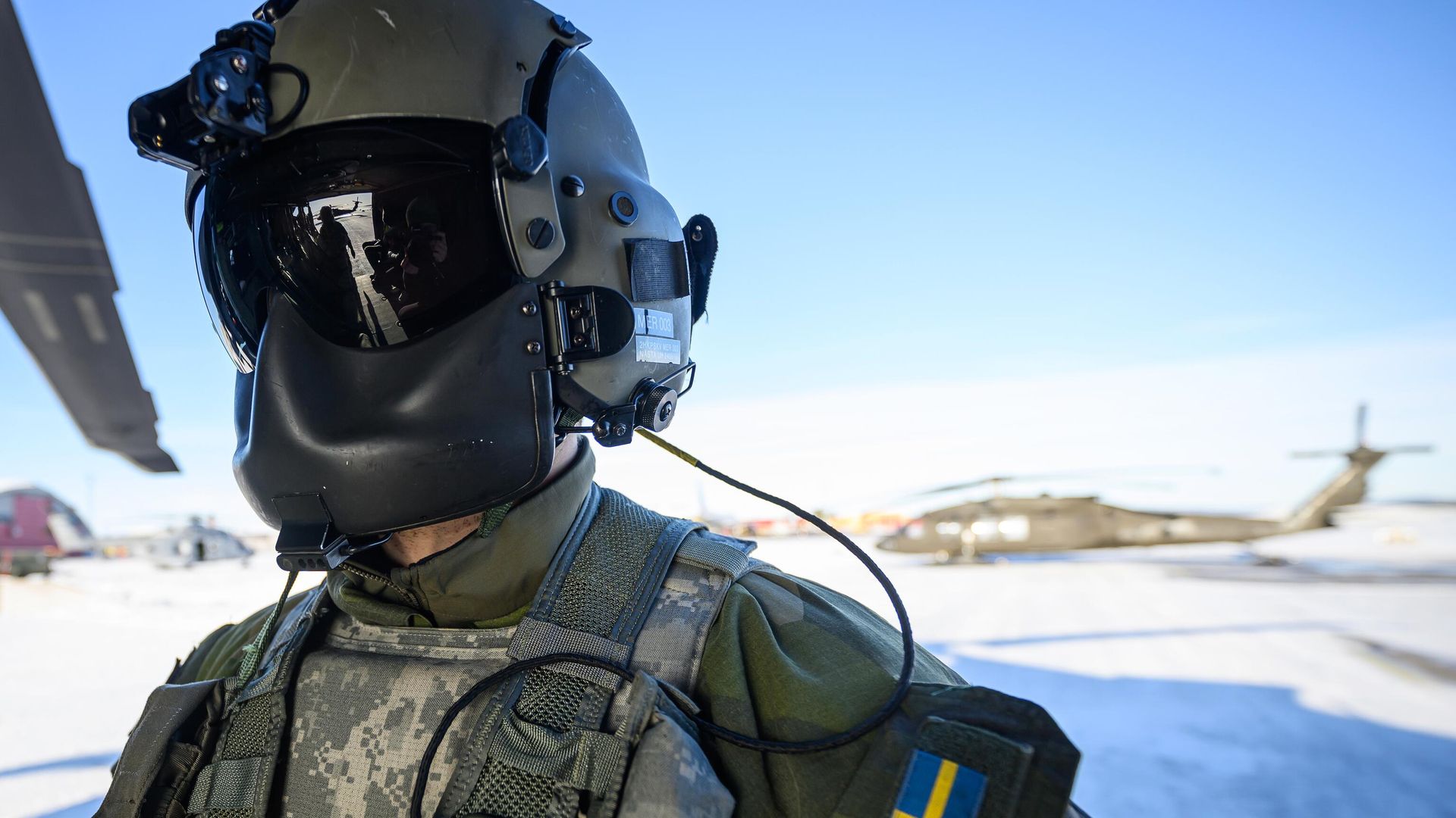 Военный во время учений НАТО учений Nordic Response Военный во время учений НАТО учений Nordic Response - РИА Новости, 1920, 27.02.2025