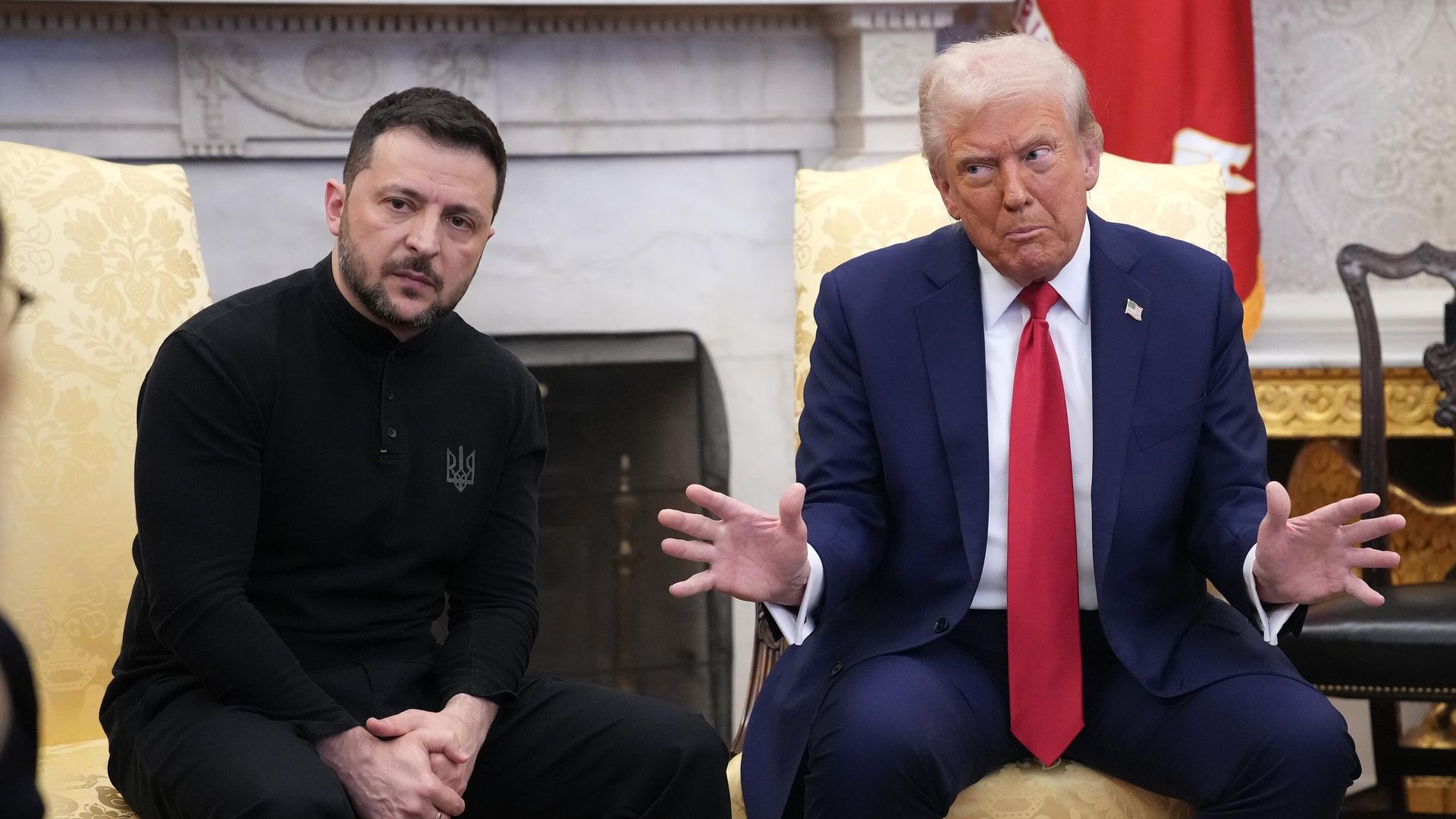 Дональд Трамп и Владимир Зеленский во время встречи в Вашингтоне. 28 февраля 2025 Дональд Трамп и Владимир Зеленский во время встречи в Вашингтоне. 28 февраля 2025 - РИА Новости, 1920, 01.03.2025