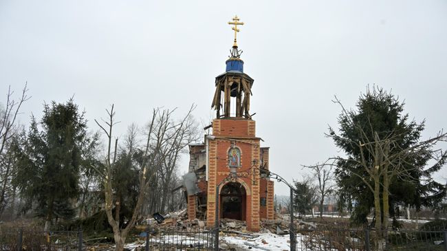 Храм святого Михаила Архангела в селе Погребки Суджанского района Курской области