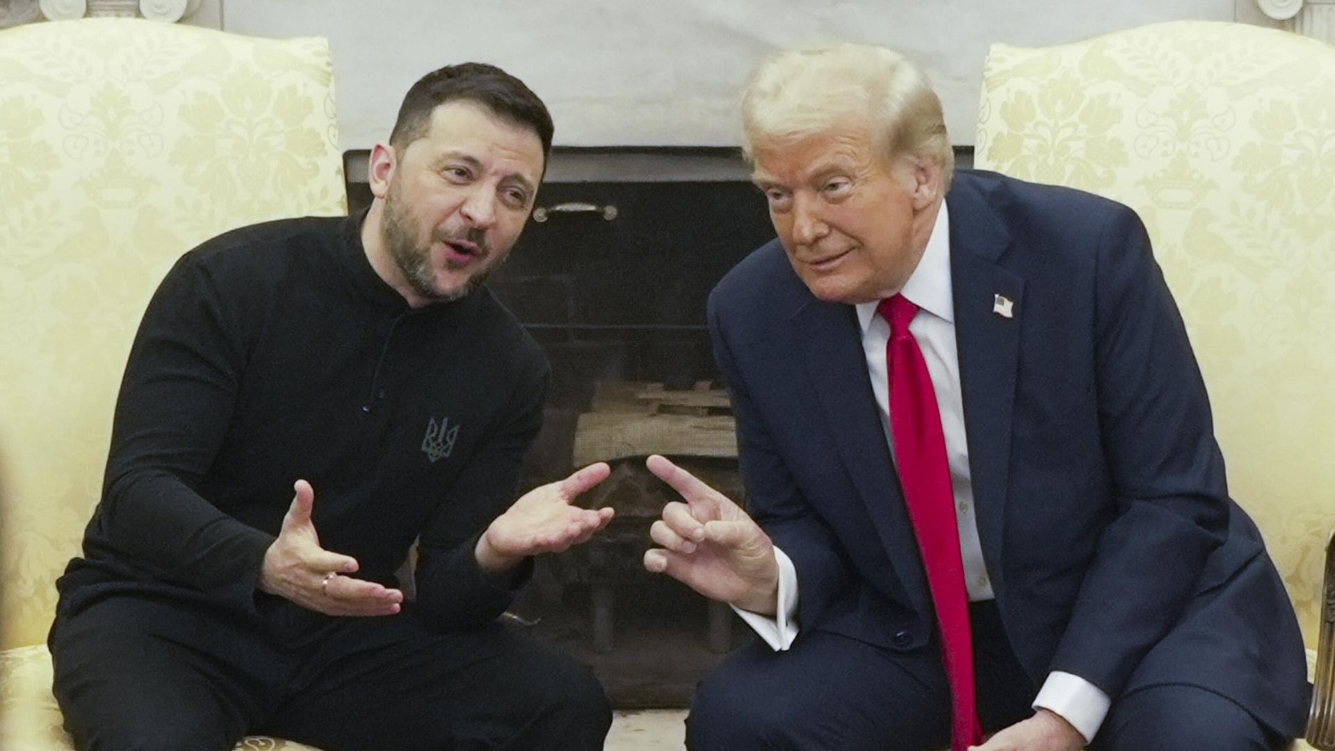 Президент США Дональд Трамп и Владимир Зеленский во время встречи в Вашингтоне Президент США Дональд Трамп и Владимир Зеленский во время встречи в Вашингтоне - РИА Новости, 1920, 03.03.2025