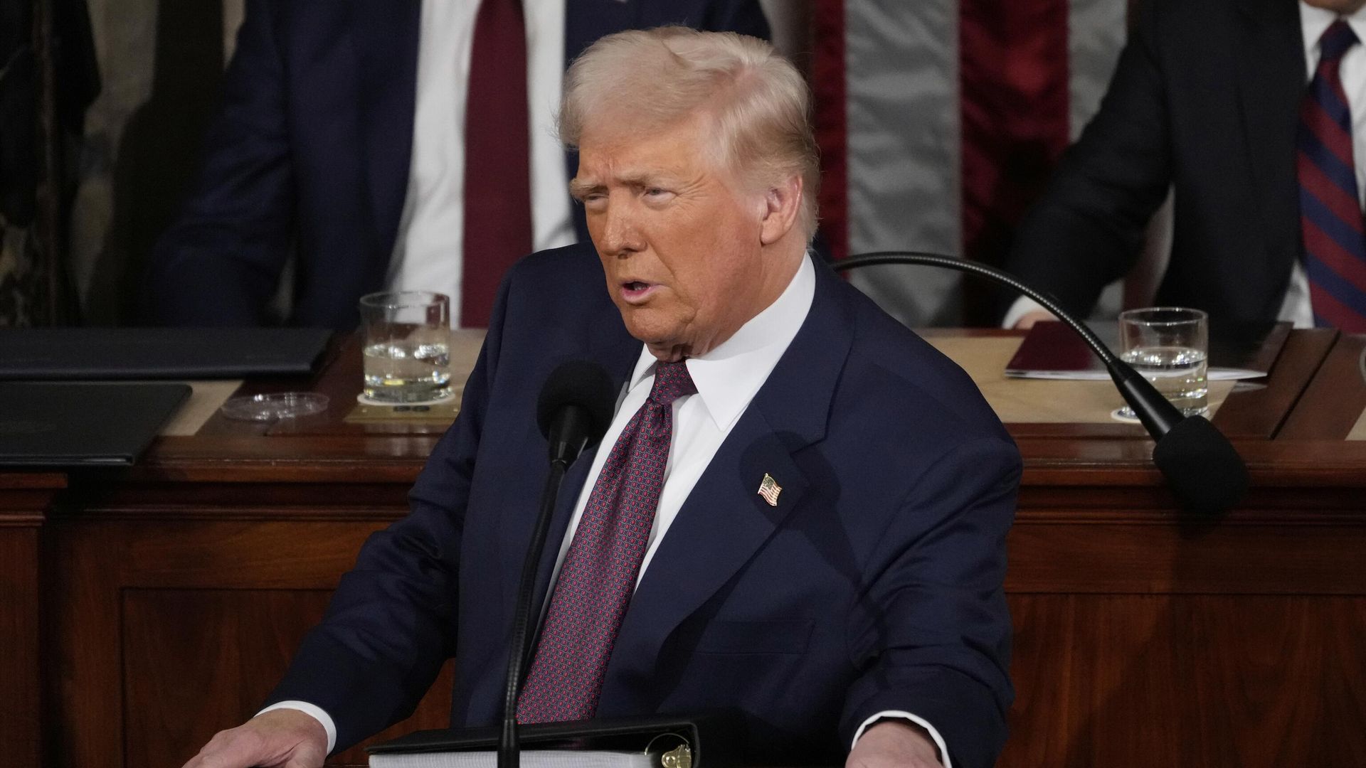 Выступление Дональда Трампа во время обращения к совместной сессии конгресса США - РИА Новости, 1920, 05.03.2025