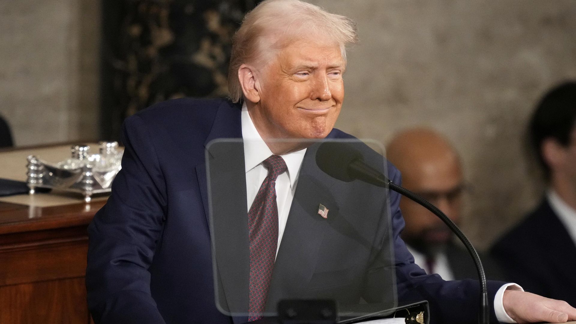 Выступление президента США Дональда Трампа во время обращения к совместной сессии конгресса США Выступление президента США Дональда Трампа во время обращения к совместной сессии конгресса США - РИА Новости, 1920, 05.03.2025