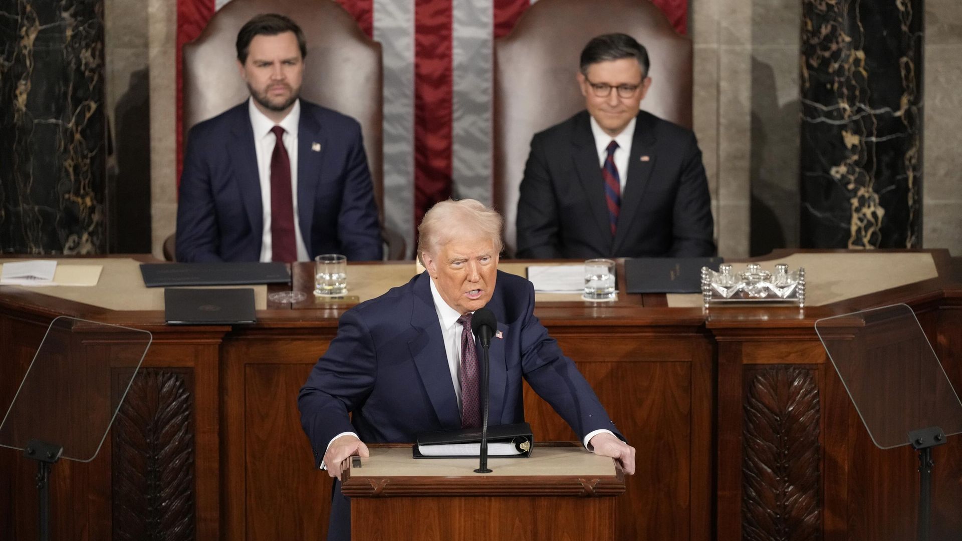Выступление президента США Дональда Трампа во время обращения к совместной сессии конгресса США - РИА Новости, 1920, 05.03.2025