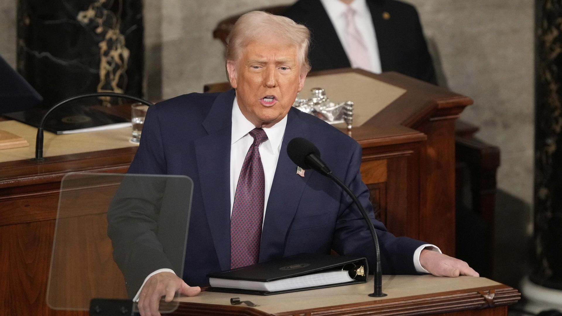 Выступление президента США Дональда Трампа во время обращения к совместной сессии конгресса США Выступление президента США Дональда Трампа во время обращения к совместной сессии конгресса США - РИА Новости, 1920, 07.03.2025
