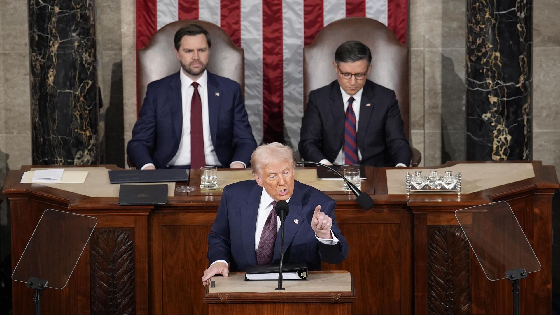 Выступление президента США Дональда Трампа во время обращения к совместной сессии конгресса США - РИА Новости, 1920, 10.03.2025
