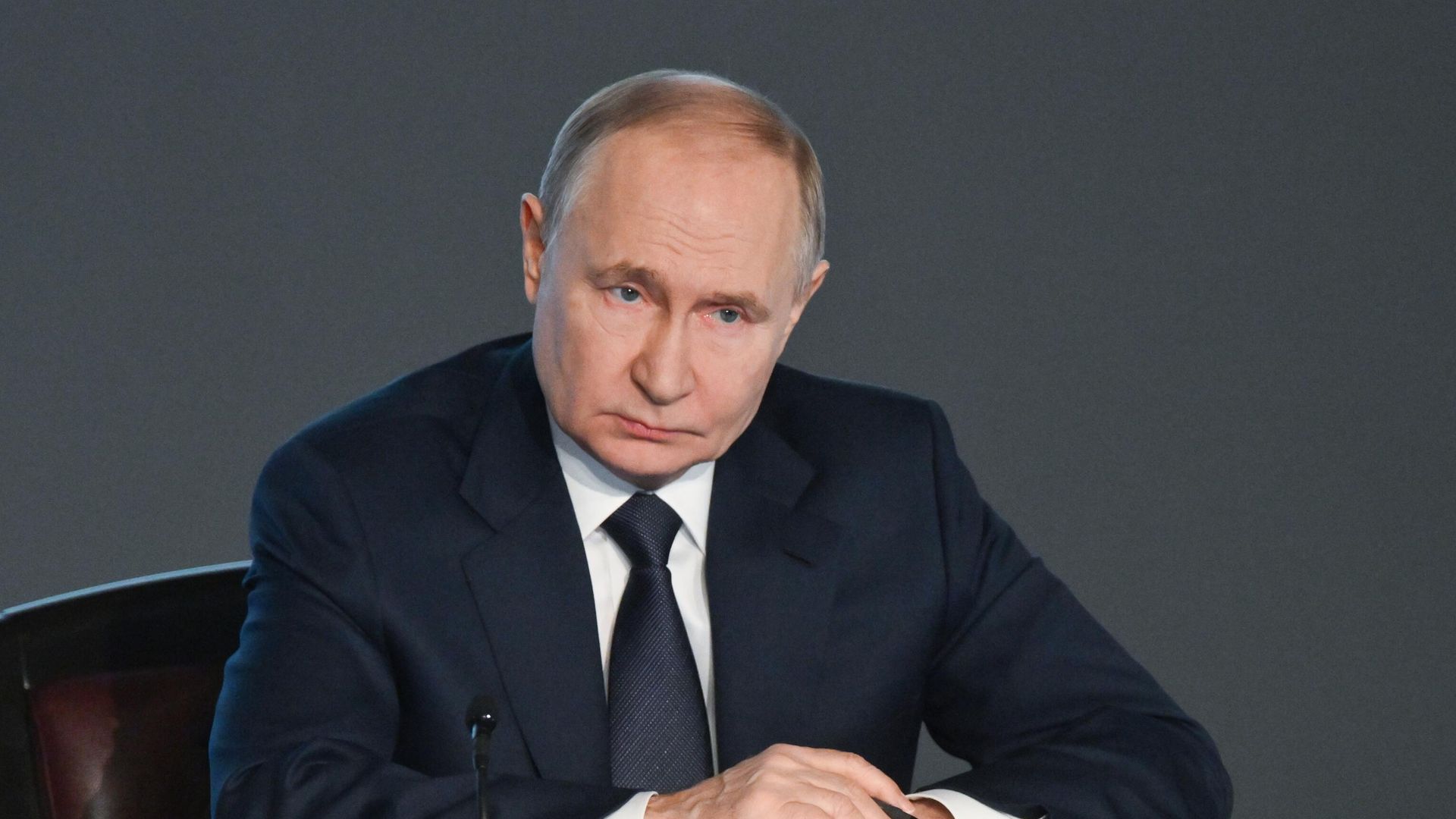 Президент РФ Владимир Путин на ежегодном расширенном заседании коллегии министерства внутренних дел РФ. 5 марта 2025 - РИА Новости, 1920, 05.03.2025