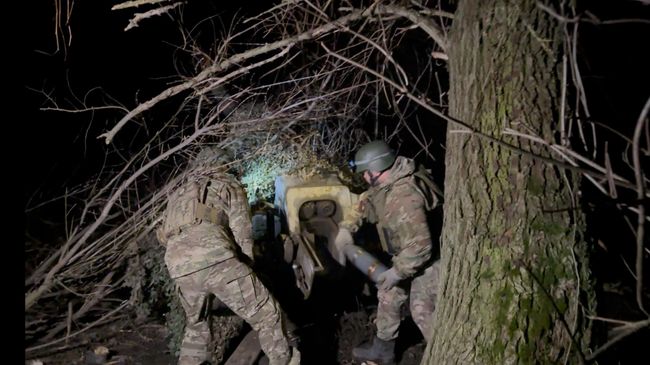 Артиллеристы ВДВ ведут огонь по позициям ВСУ