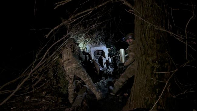 Расчет гаубицы Д-30 в Курской области