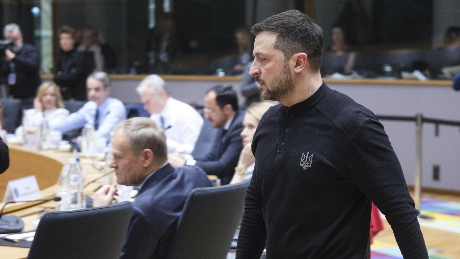 Владимир Зеленский на саммите ЕС в Брюсселе Владимир Зеленский на саммите ЕС в Брюсселе - РИА Новости, 1920, 07.03.2025