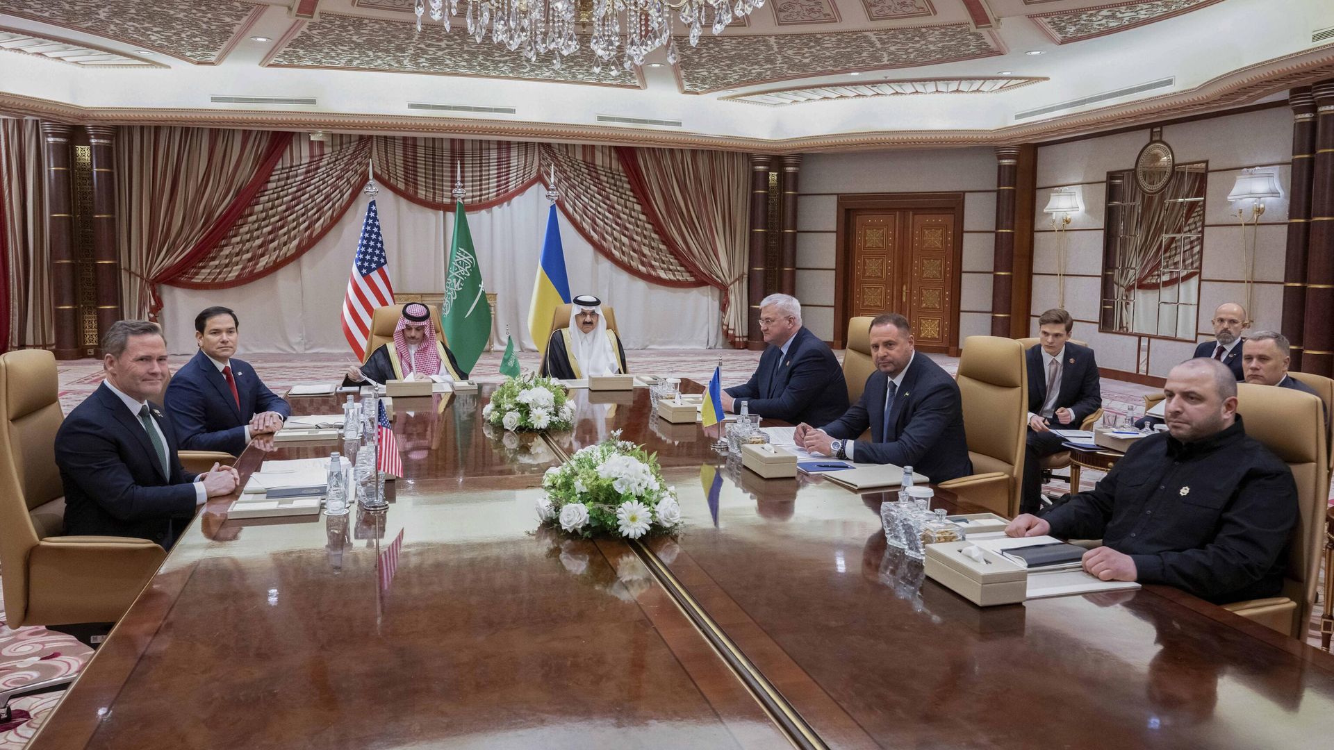 Встреча американской и украинской делегаций в Джидде, Саудовская Аравия - РИА Новости, 1920, 12.03.2025