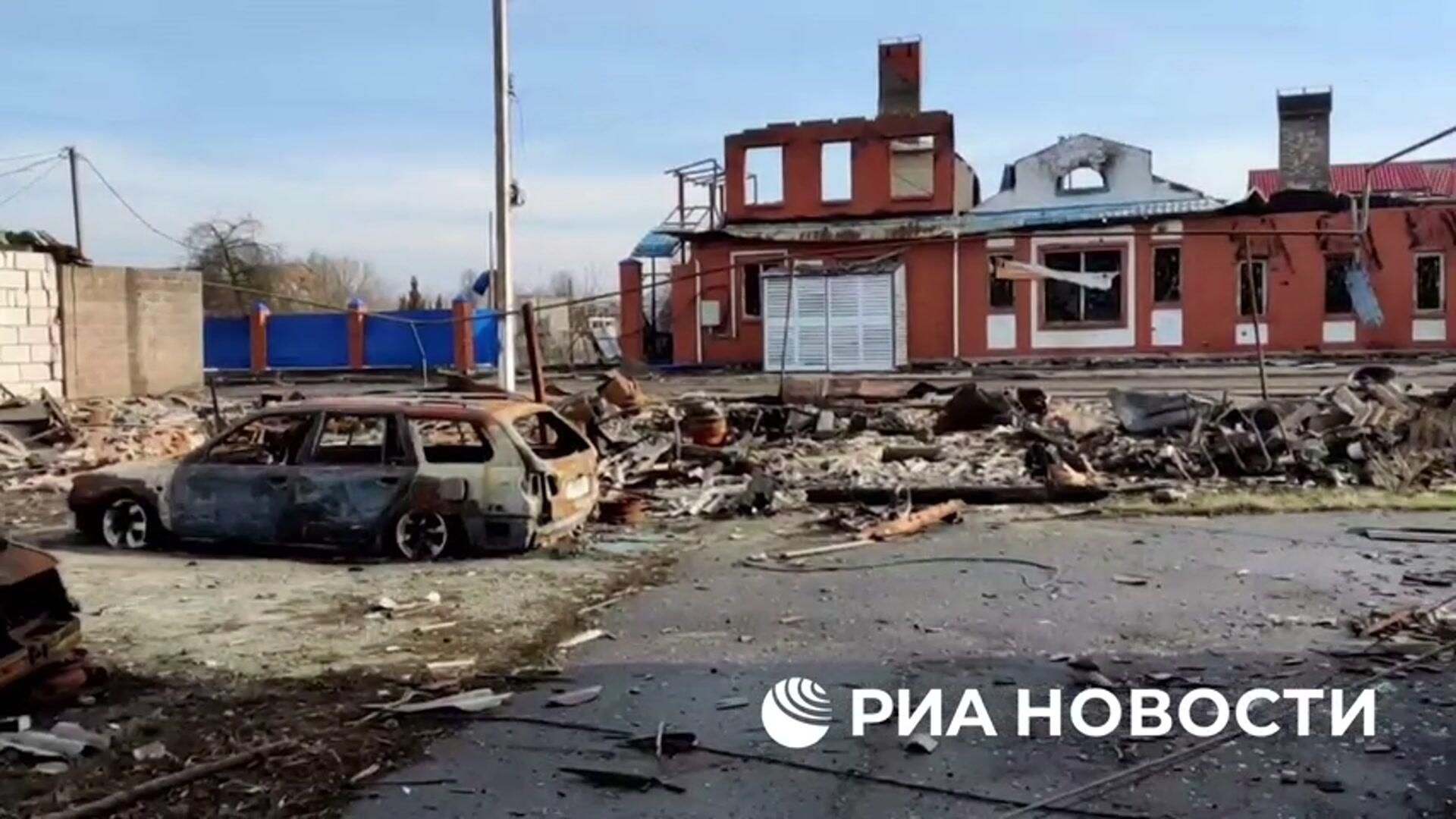 Первые кадры из освобожденной Суджи Первые кадры из освобожденной Суджи - РИА Новости, 1920, 13.03.2025