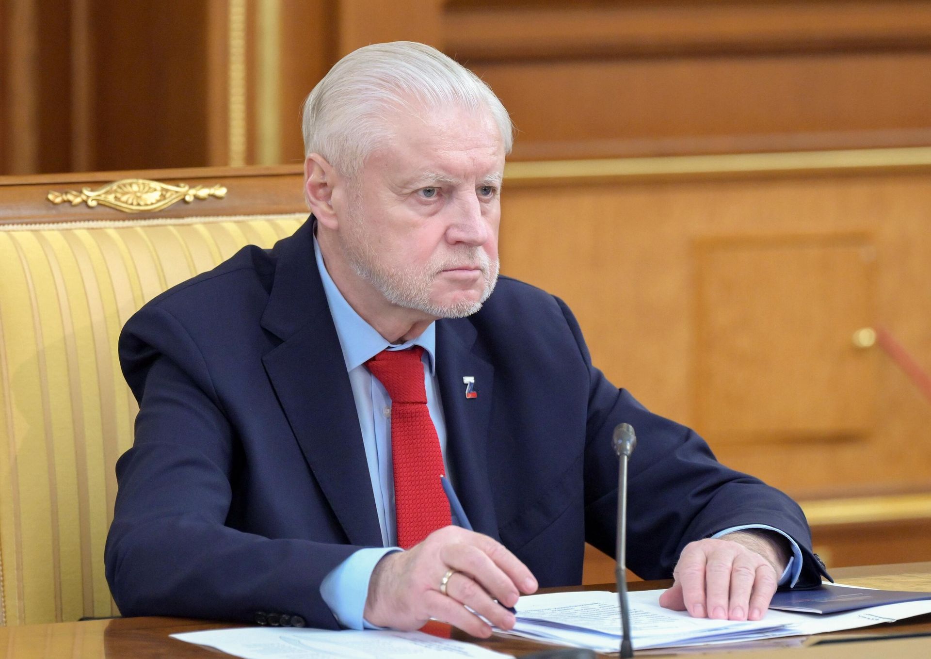 Руководитель фракции Справедливая Россия - За правду Сергей Миронов Руководитель фракции Справедливая Россия - За правду Сергей Миронов - РИА Новости, 1920, 18.09.2026