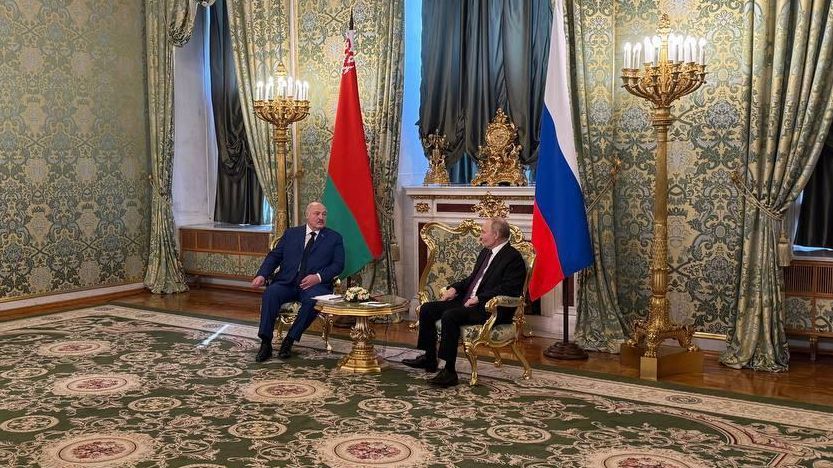 Переговоры Владимира Путина и Александра Лукашенко Переговоры Владимира Путина и Александра Лукашенко - РИА Новости, 1920, 13.03.2025