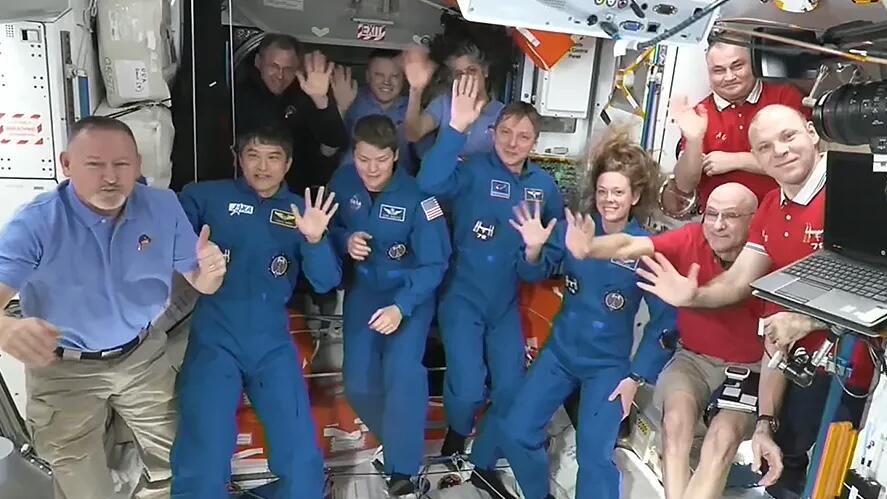 Экипаж космического корабля Crew Dragon на борту Международной космической станции. 16 марта 2025 Экипаж космического корабля Crew Dragon на борту Международной космической станции. 16 марта 2025 - РИА Новости, 1920, 16.03.2025