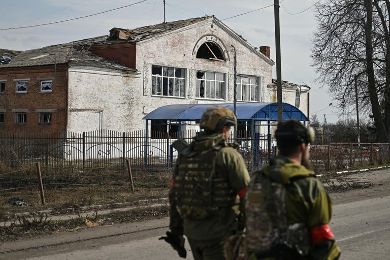 Военнослужащие РФ в освобожденной Судже Военнослужащие РФ в освобожденной Судже