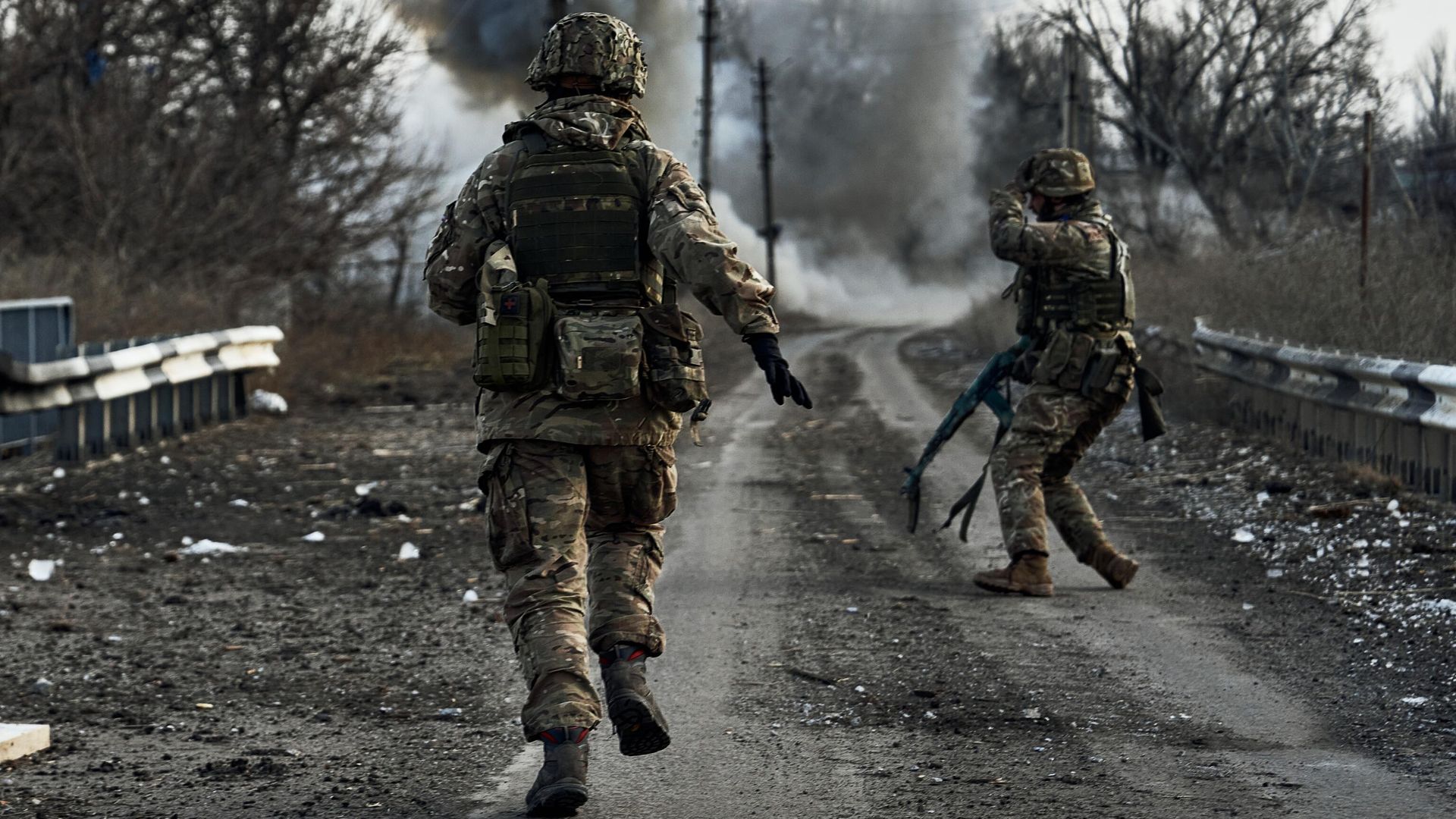 Военнослужащие, участвующие в боевых действиях на стороне ВСУ - РИА Новости, 1920, 18.03.2025