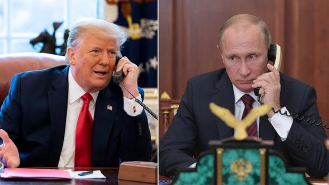Дональд Трамп и Владимир Путин