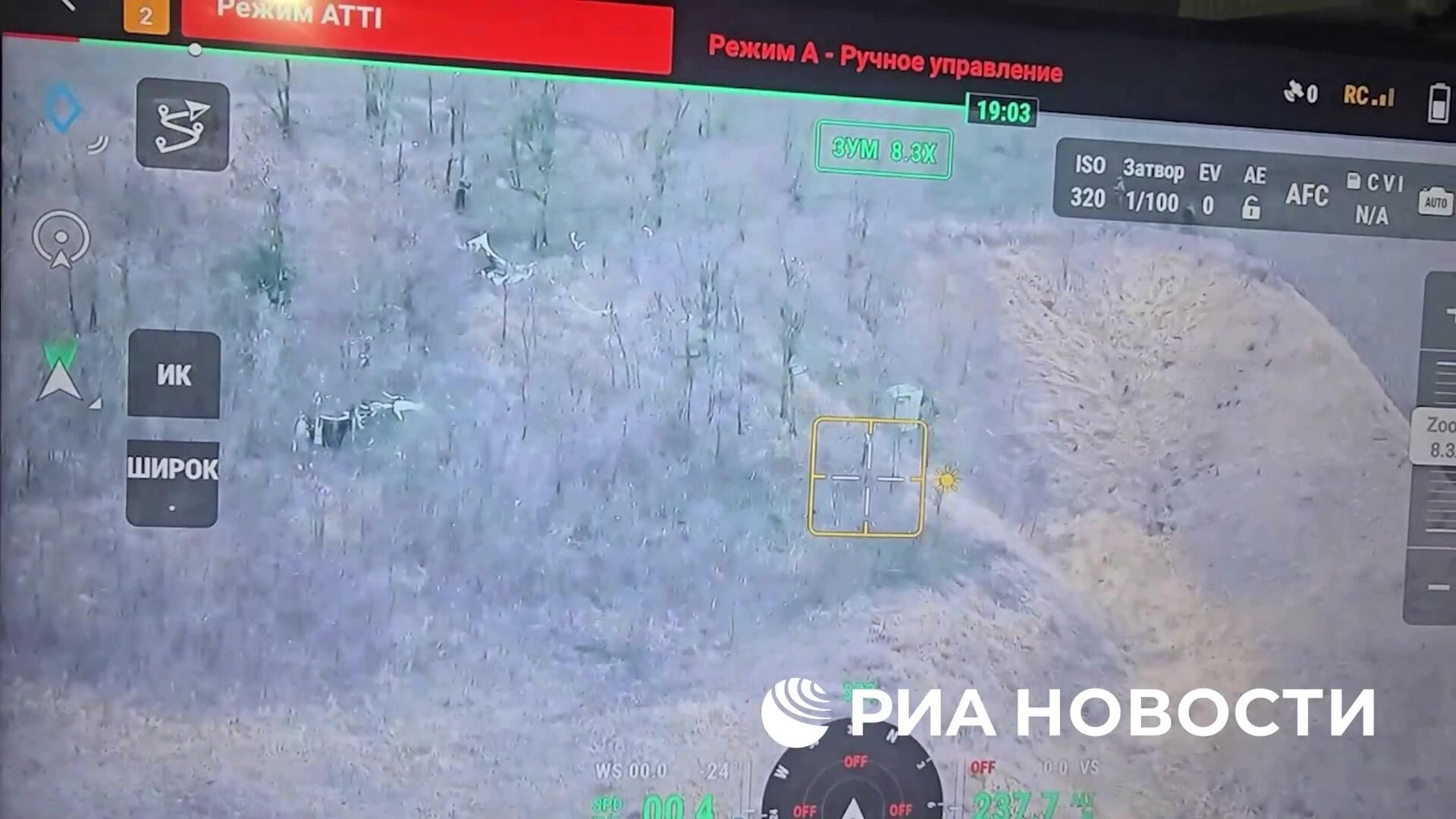 Штурм опорного пункта ВСУ в Курской области Штурм опорного пункта ВСУ в Курской области - РИА Новости, 1920, 19.03.2025