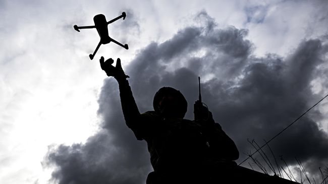 Военнослужащий расчета БПЛА в зоне СВО