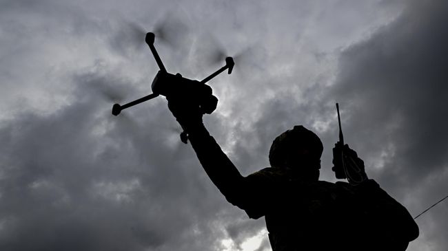 Военнослужащий расчета БПЛА в зоне СВО