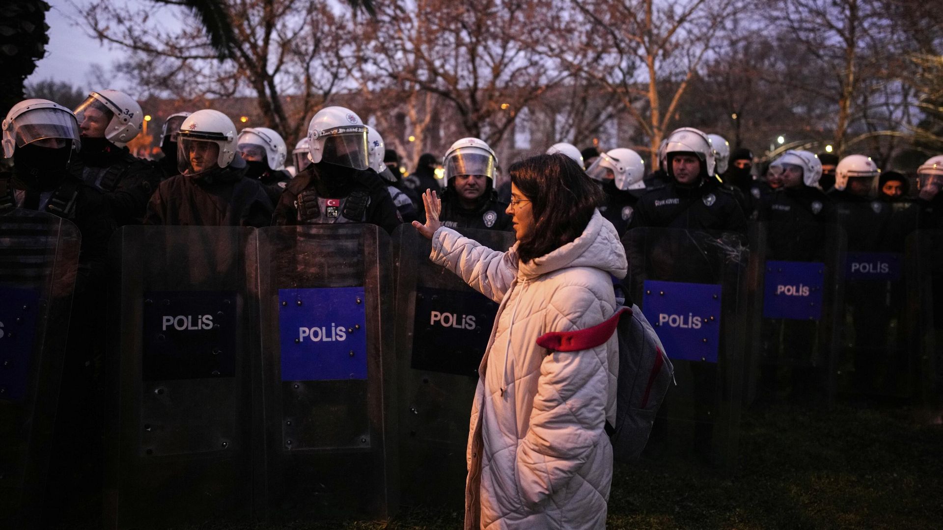 Акция протеста в Стамбуле после задержания мэра Экрема Имамоглу - РИА Новости, 1920, 21.03.2025