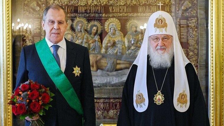 Святейший Патриарх Московский и всея Руси Кирилл поздравил министра иностранных дел Российской Федерации Сергея Лаврова с 75-летием со дня рождения - РИА Новости, 1920, 21.03.2025