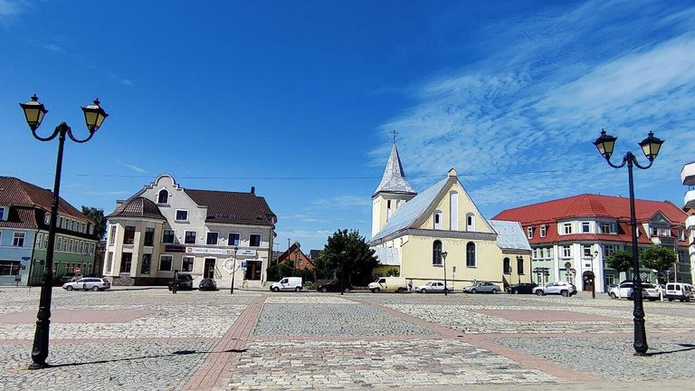 Улица в Гвардейске Улица в Гвардейске