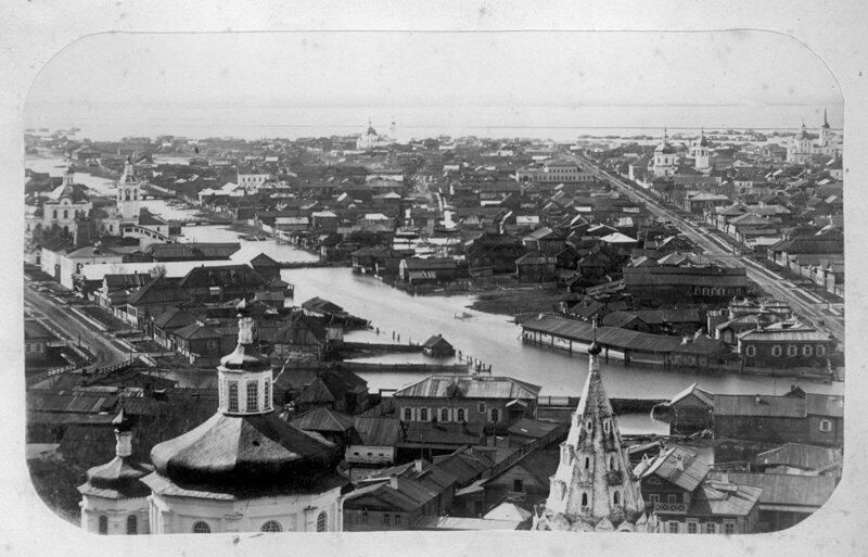 Вид на Тобольск, 1873 год - РИА Новости, 1920, 28.08.2025
