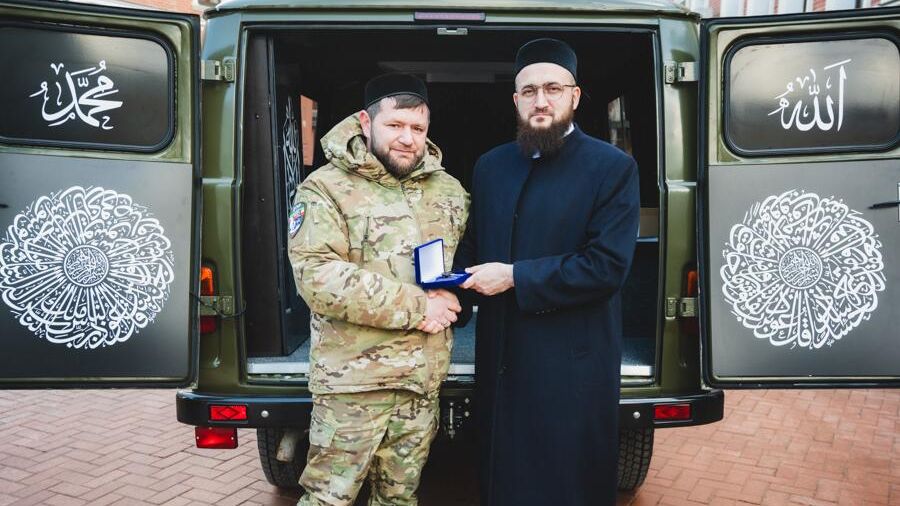 Доставка в зону СВО первой мобильной мечети Доставка в зону СВО первой мобильной мечети - РИА Новости, 1920, 24.03.2025