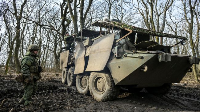Военнослужащий из группы огневого прикрытия в зоне СВО