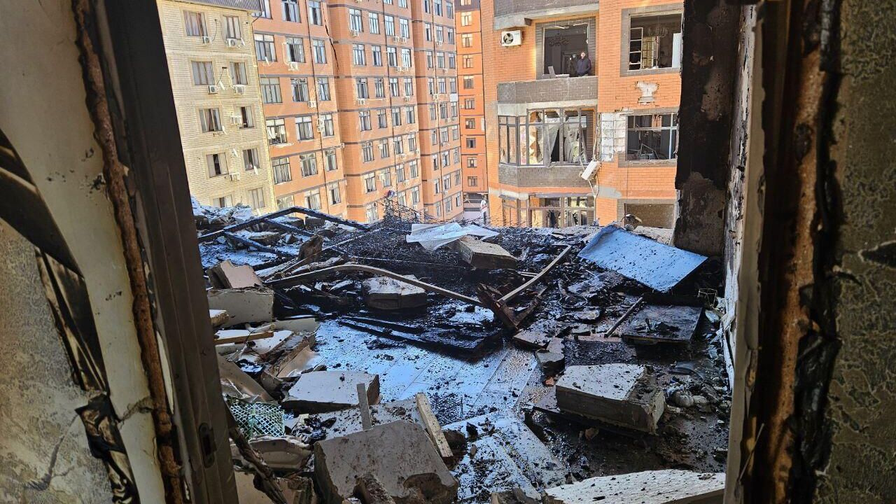 Последствия взрыва газа в многоэтажном доме в Махачкале. 25 марта 2025 Последствия взрыва газа в многоэтажном доме в Махачкале. 25 марта 2025 - РИА Новости, 1920, 25.03.2025