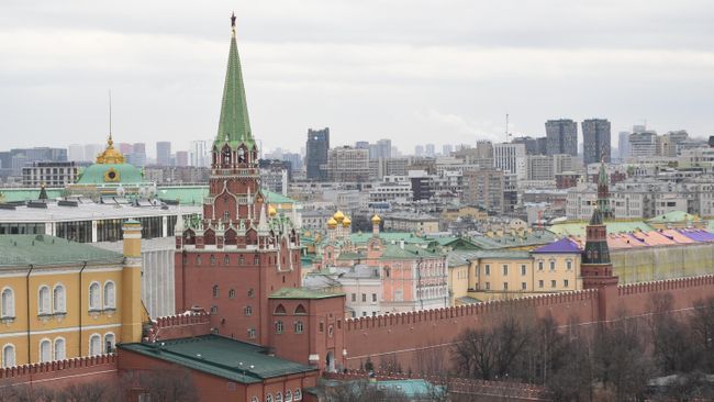 Вид на Московский Кремль