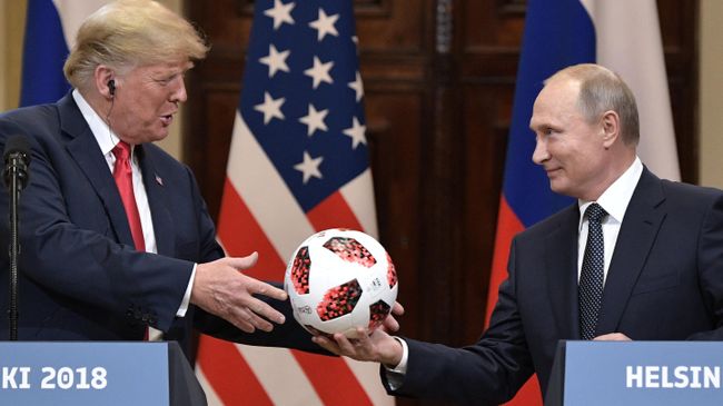 Владимир Путин и Дональд Трамп