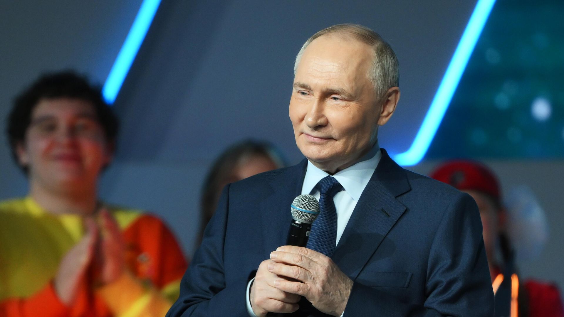 Владимир Путин на IV Съезде Движения первых Владимир Путин на IV Съезде Движения первых - РИА Новости, 1920, 26.03.2025
