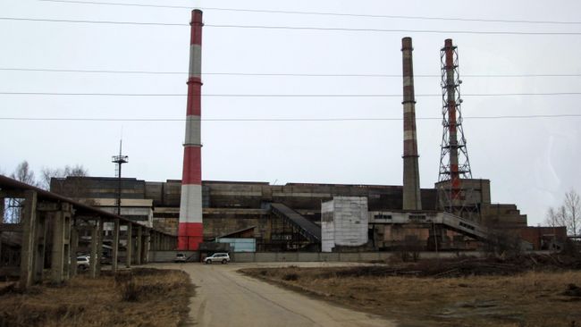 ТЭЦ бывшего Байкальского целлюлозно-бумажного комбината в Иркутской области