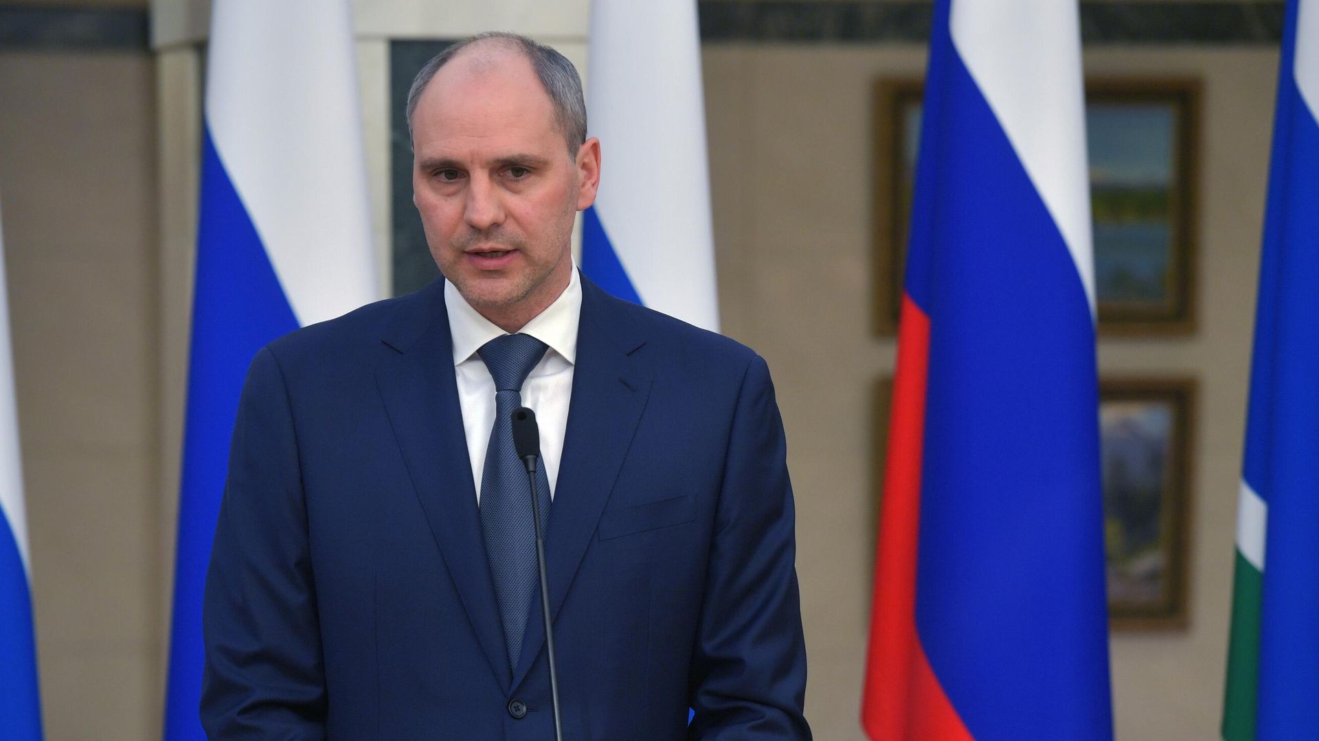 Врио губернатора Свердловской области Денис Паслер Врио губернатора Свердловской области Денис Паслер - РИА Новости, 1920, 28.03.2025