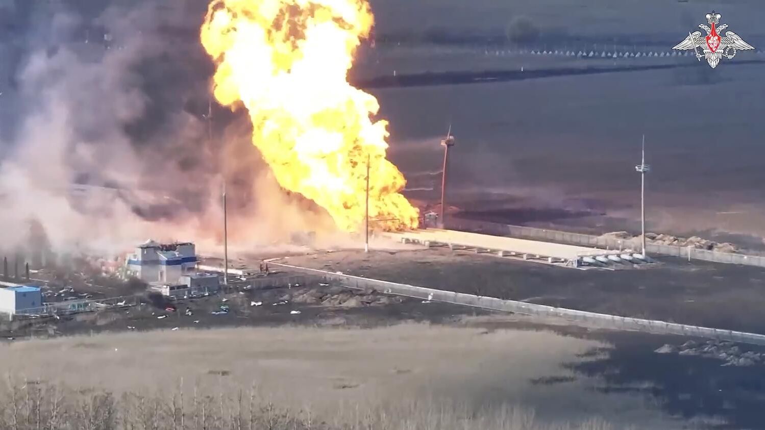 Газоизмерительная станция Суджа после удара ВСУ Газоизмерительная станция Суджа после удара ВСУ - РИА Новости, 1920, 28.03.2025