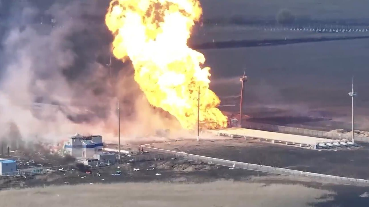 Газоизмерительная станция Суджа после удара ВСУ Газоизмерительная станция Суджа после удара ВСУ - РИА Новости, 1920, 28.03.2025