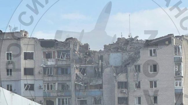 Ракетный удар ВСУ по Лисичанску в ЛНР