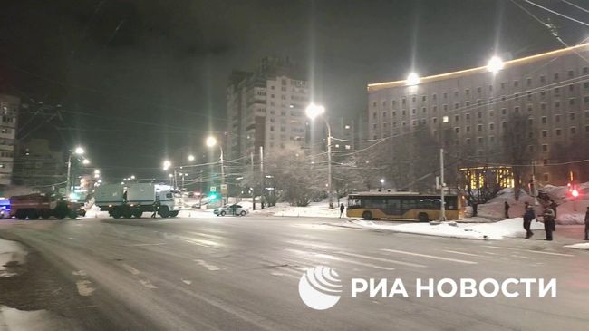 Кадры с места стрельбы в центре Мурманска